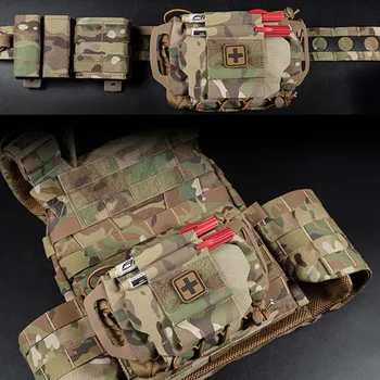 Hunting EDC Medical Bag Molle Tactical Pouch First Aid Kits Outdoor Army Car Emergency Camping Hiking Survival Utility Pack 2