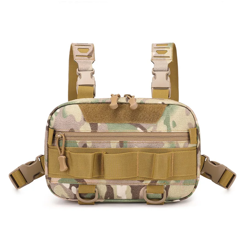 Fishing Waist Bag Universal Tactical Chest Bag Multi Storage Sports Hunting Equipment Bag, Outdoor Climbing Bicycle Backpack