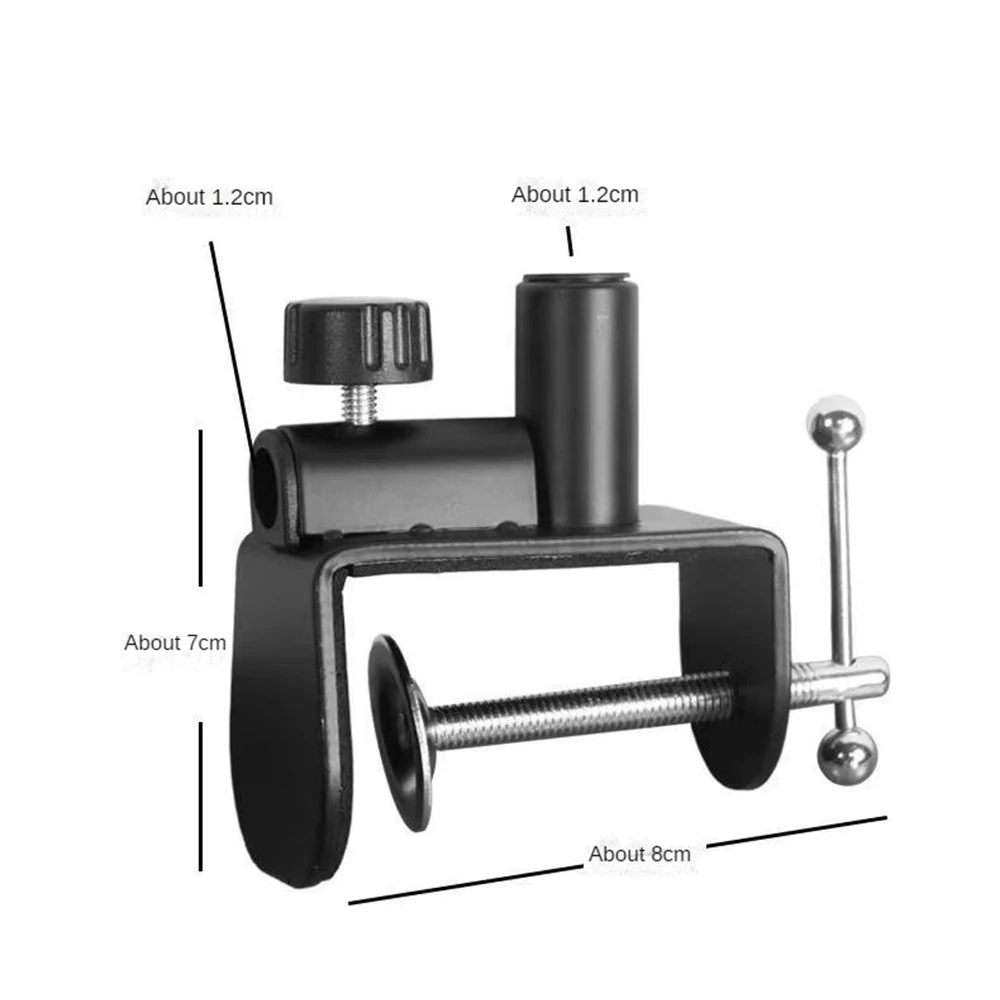 Lamp Clip I-shaped Clip Metal Stand Base Metal Handle Easy To Adjust