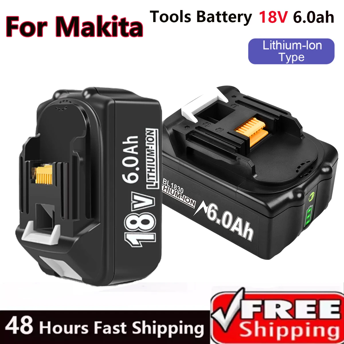 Makita 18v Battery | Bl1860 | | | Rechargeable Batteries - Battery Bl1860 Makita - Aliexpress