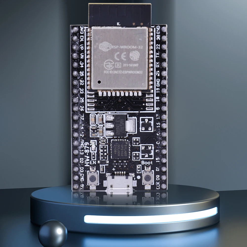 ESP32-DevKitC 코어 보드 개발 보드, 드라이버 칩, 와이파이 블루투스 호환, USB5V, 3.3V, 5V 유도 전원 공급 장치, P2102, 500mA