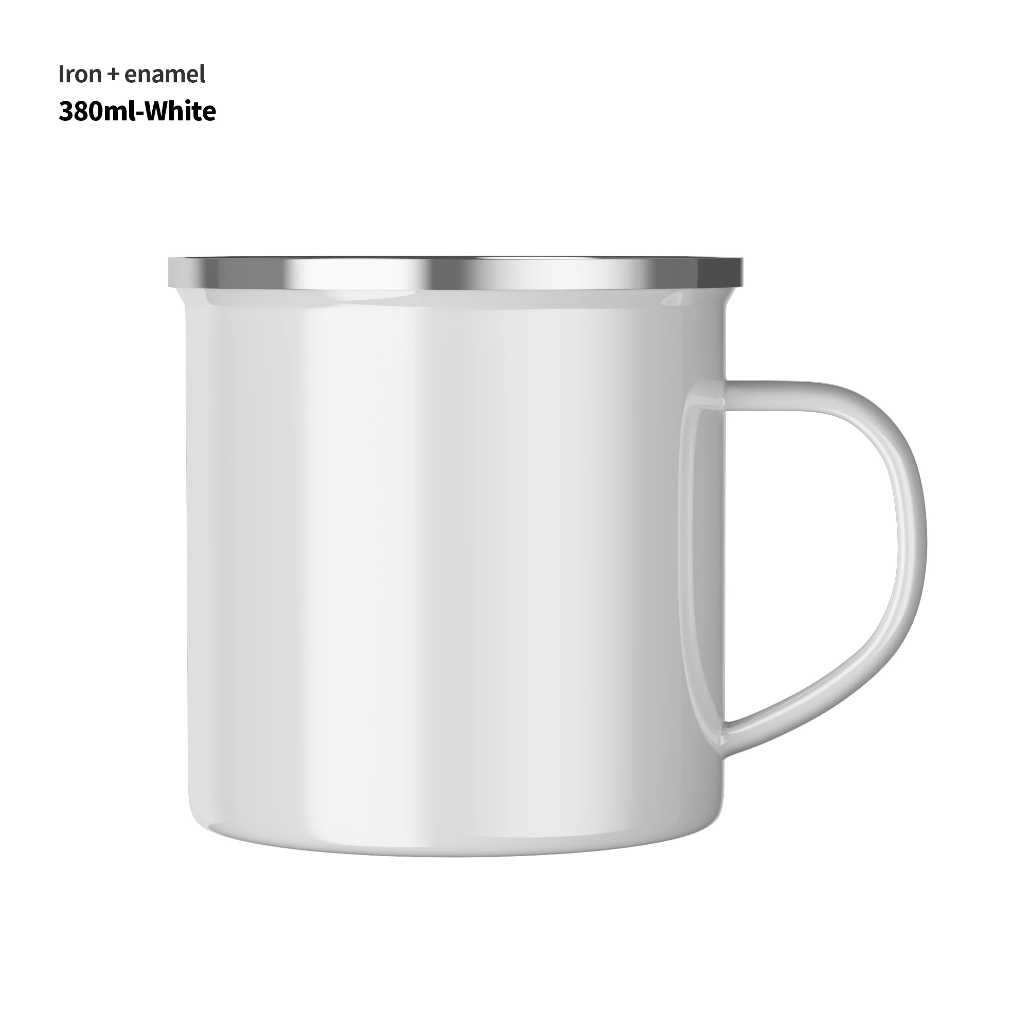 1/4/6 Pcs Enamel Camping Mugs Set,380ml Coffee Camp  Small Enamel Tea Cups for Indoor and Outdoor Activities,Easy to Clean 
