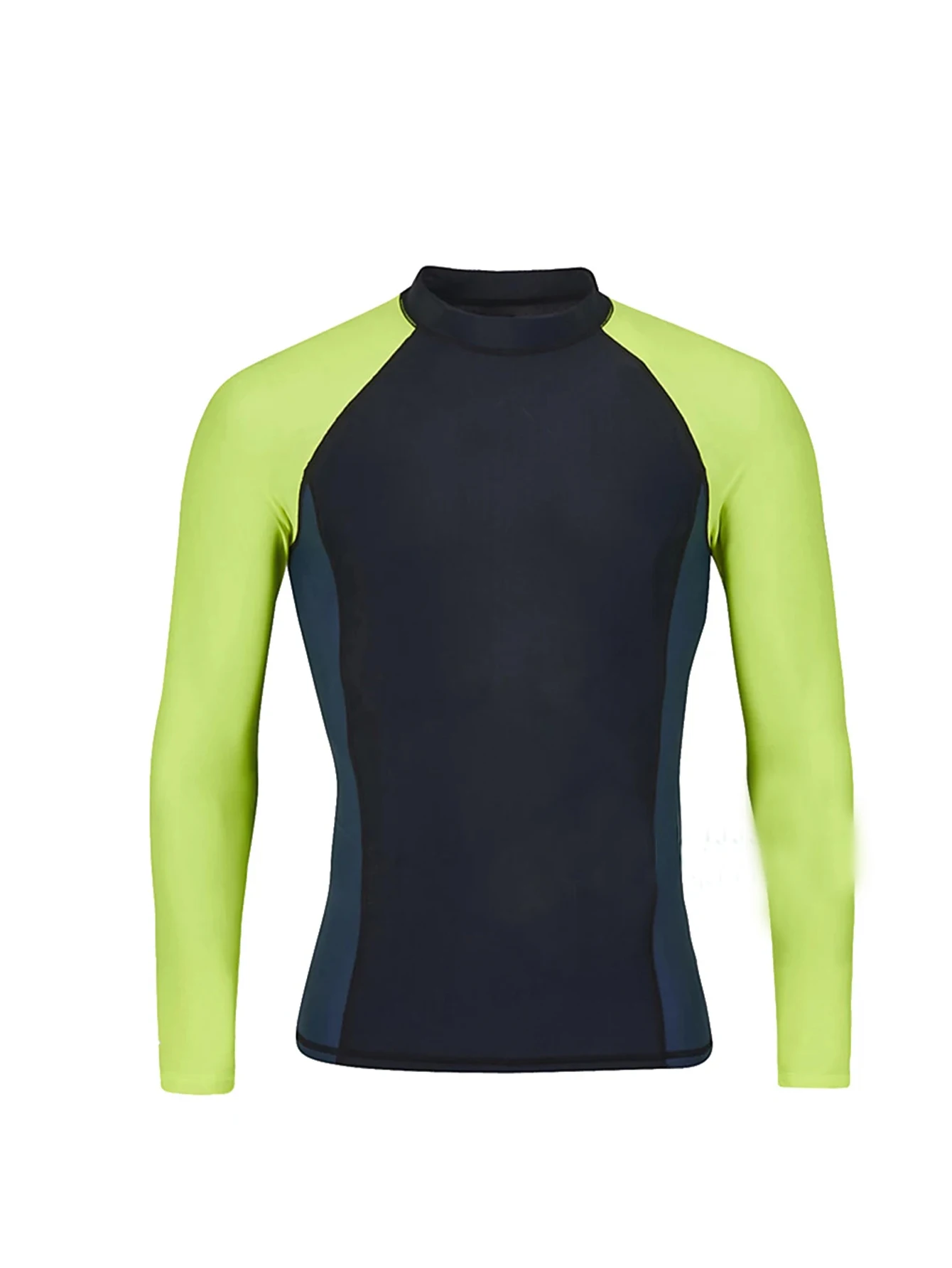 Men Surf Sunscreen Diving Suit Rash Protection t-Shirt Swimsuit Tight Long-Sleeved Swimming Floating UV Protection Diving Suit