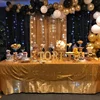 Glitter Sequin Table Cloth Rectangular Table Cover Rose Gold Tablecloth For Wedding Birthday Party Home Decoration Custom Size 5