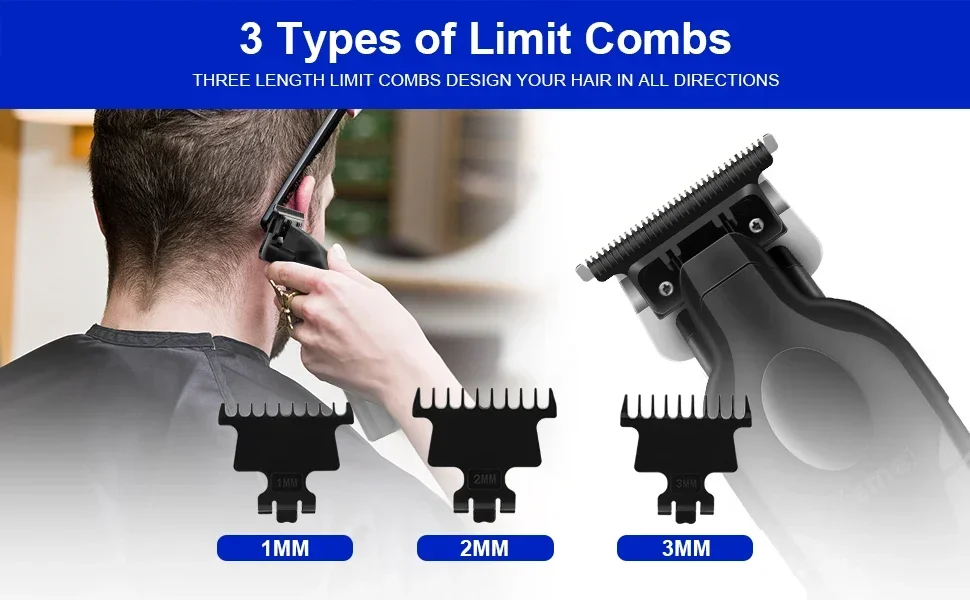 Description Picture 3 of itemKemei Hair Clipper KM-2296 Barber Electric Hair Clipper Set Men's Beard Trimmer Hair Cutting Machine Trimmer