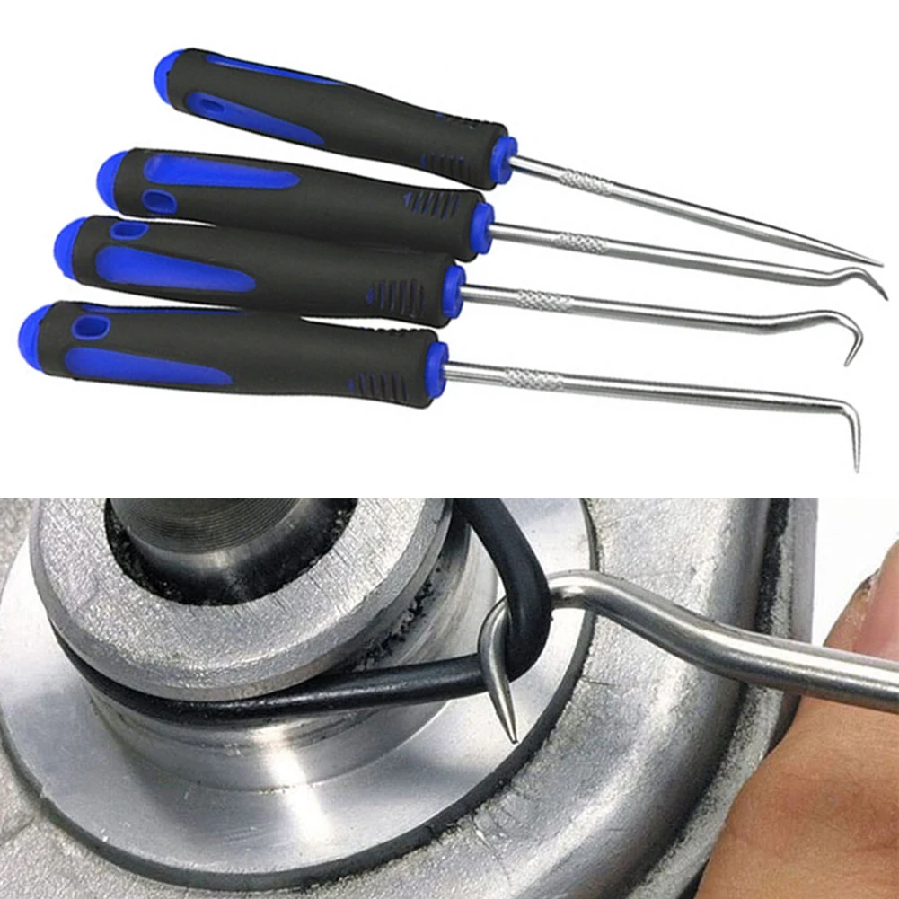 

Car Oil Seal Puller Screwdrivers Set 4PCS Car Oil Seal Removal Tool Kit Hooks Tools O-Ring Seal Gasket Remover Auto Vehicle Pick