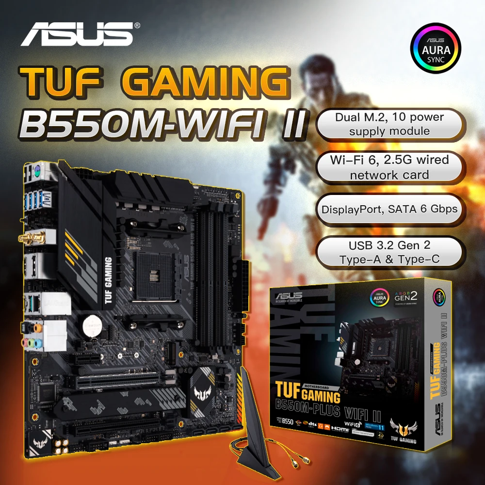 Asus B550 Plus Tuf Gaming Amd Am4 Atx Motherboard Asus New Gaming