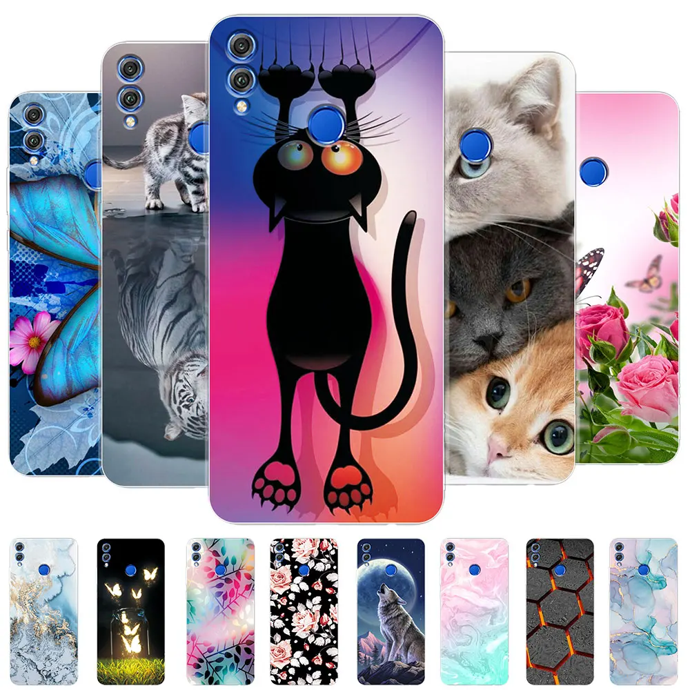 Per Huawei Honor 8X Custodia Custodia Morbida In Silicone Trasparente Per Huawei Honor 8X Cover Fundas Huawei Honor 8X 8 X Coque Bumper