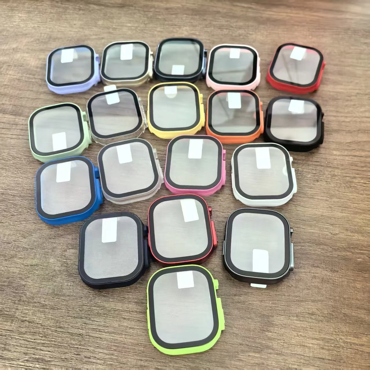 Premium Tempered Glass and Case for Apple Watch - 49mm Bumper with Screen Protector