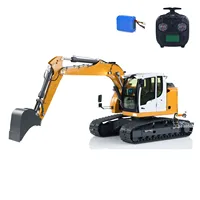 New JDM-208 1/14 R920 RC Hydraulic Excavator Metal Remote Control Digger Model ST8 Light Painted Finished Truck Cars Vehicle 1