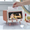 TV Tissue Organizer with Cell Phone Holder Tissue Organizer for Room Bathroom Kitchen Dining Room Nightstand, Creative Gifts 3