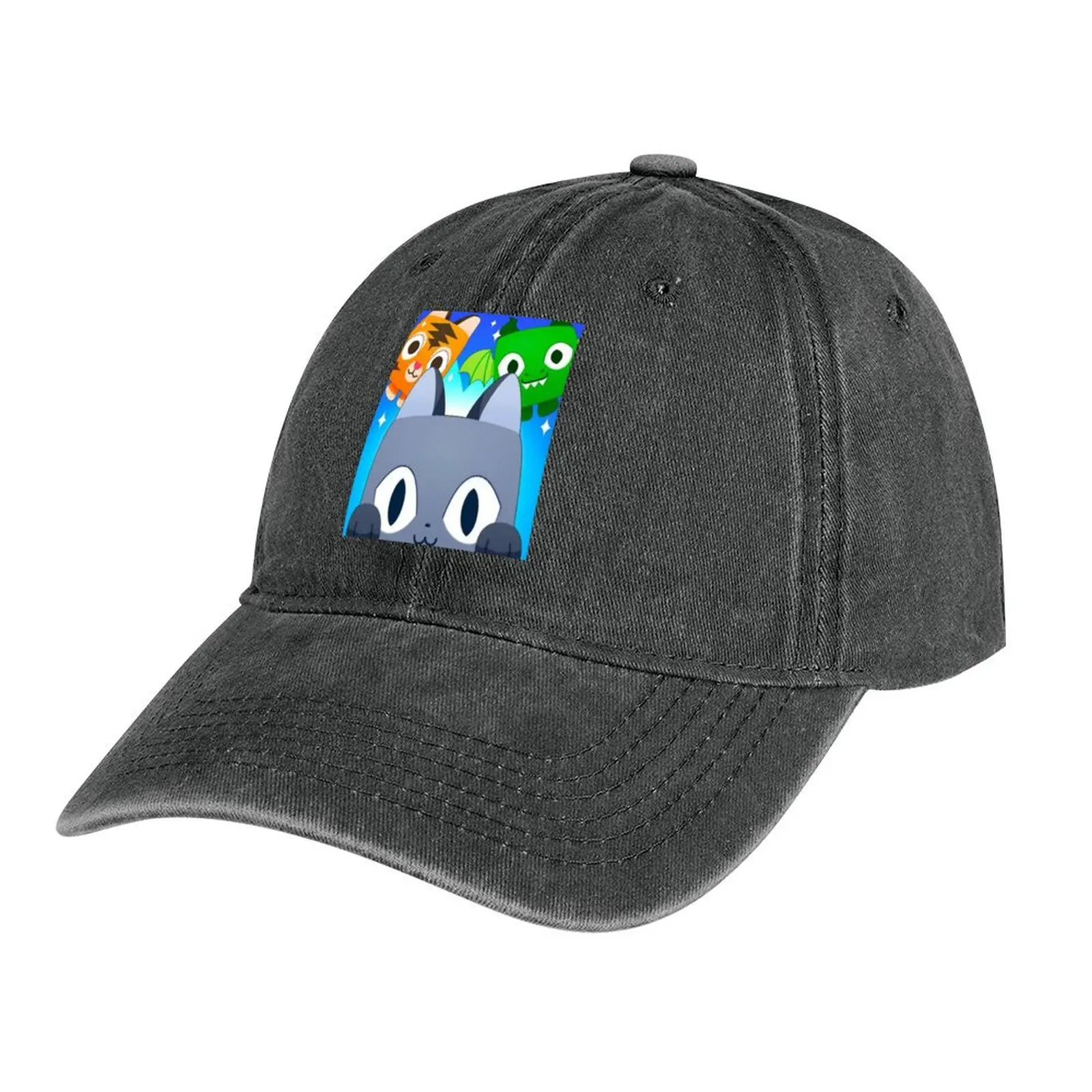 Pet Simulator X Cappello Da Cowboy Wild Ball Hat Fluffy Hat Uomo Donna