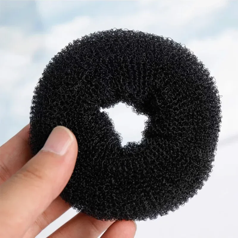 14CM Large Donut Fluffy Ball Princess Hairstyle Personalized Multifu Headwear Salon Styling Tool Women's Accessories Scrunchie