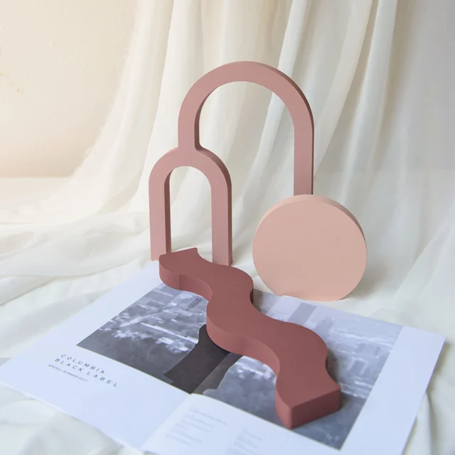 현대적인 기하학적 디자인과 색상 맞춤화로 완벽한 인테리어 소품