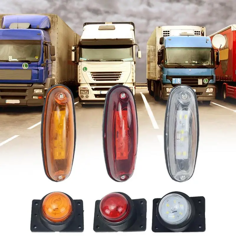 

LED Trailer Marker Lights Waterproof Trailer Side Marker Light Side Marker Lamp LED Trailer Lights Signal Running Lamp For Truck