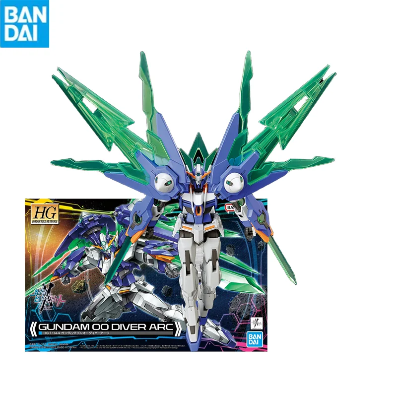 

Bandai Gunpla Hg 1/144 Gundam 00 Diver Arc Assembly Model Movable Joints High Quality Collectible robot kits Models Kids Gift