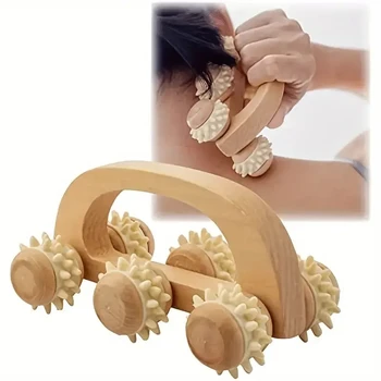 Wooden Back Massage Roller 5