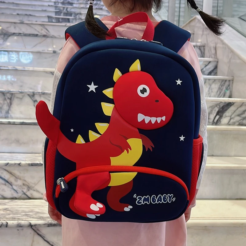 Cartoon Children SchoolBag Cute Dinosaur Backpack for Boys Girls Kids School Bag Kindergarten Preschool Baby Travel Shoulder Bag