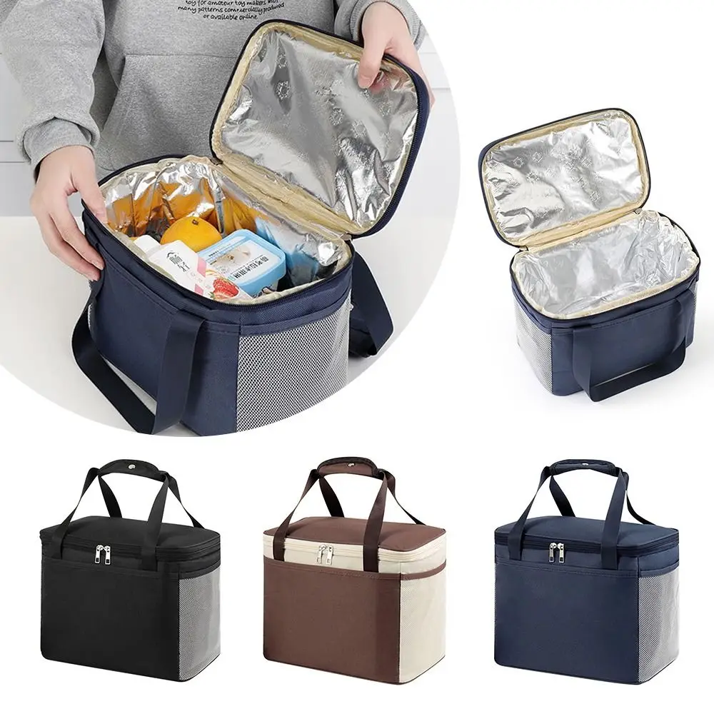 Large Thermal Insulated Lunch Bag Cool Bag Picnic Adult Kids Food Storage Box