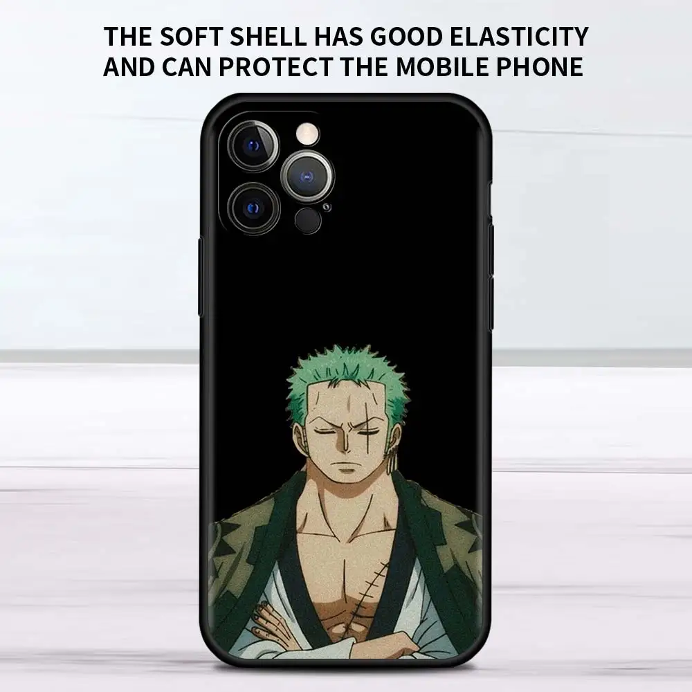 iphone se silicone case Anime One Piece Luffy Zoro Funda Case For Apple iPhone 13 11 12 Pro 7 XR X XS X Max 8 6 6S Plus 5 5S SE 2022 Phone Coque cute iphone se cases