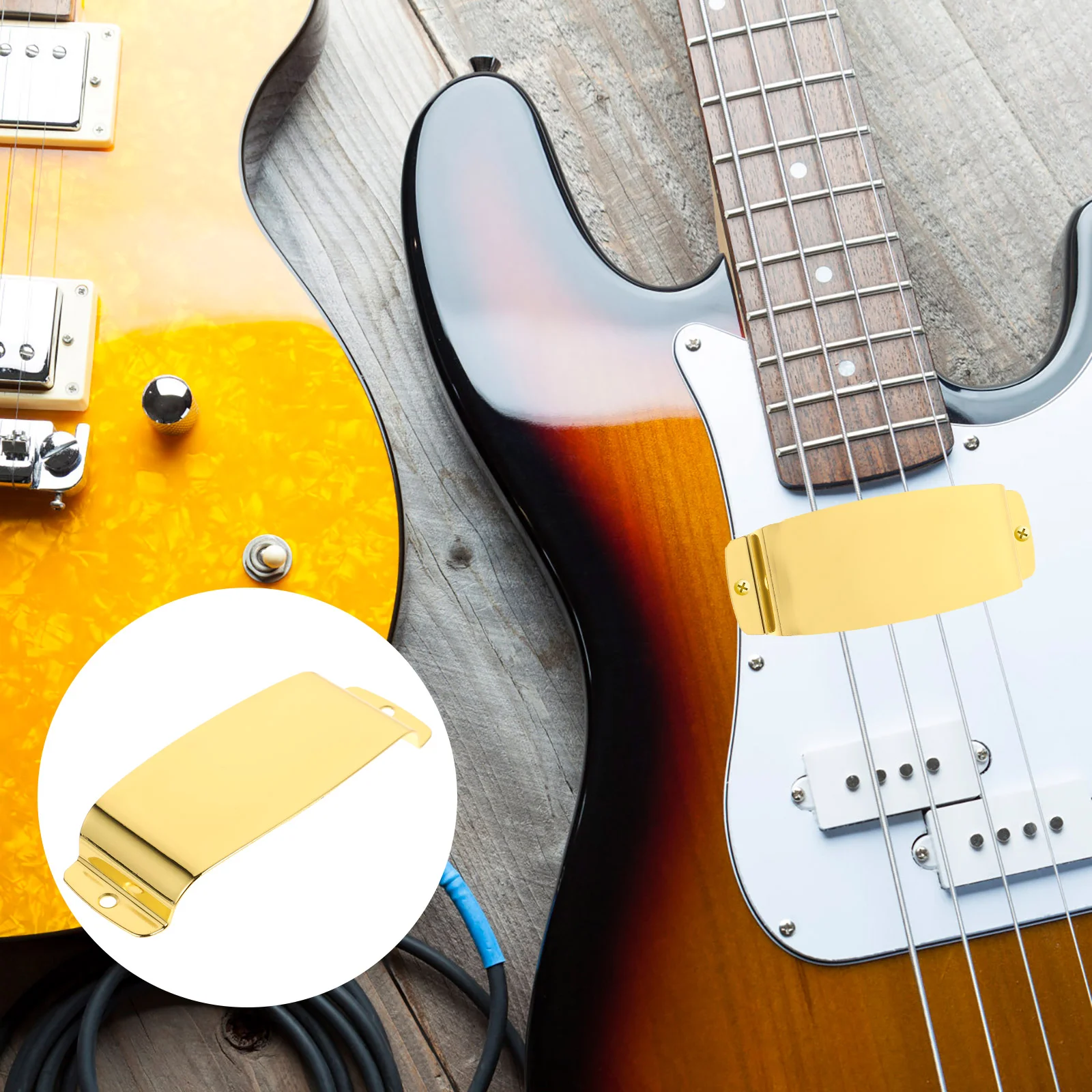 

Bass Protection Cover Protective Products Ashtray Zinc Alloy Creative Pickup Guitar Accessories