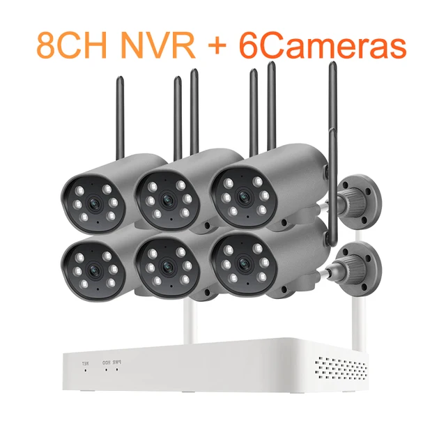 1NVR 6 Cameras