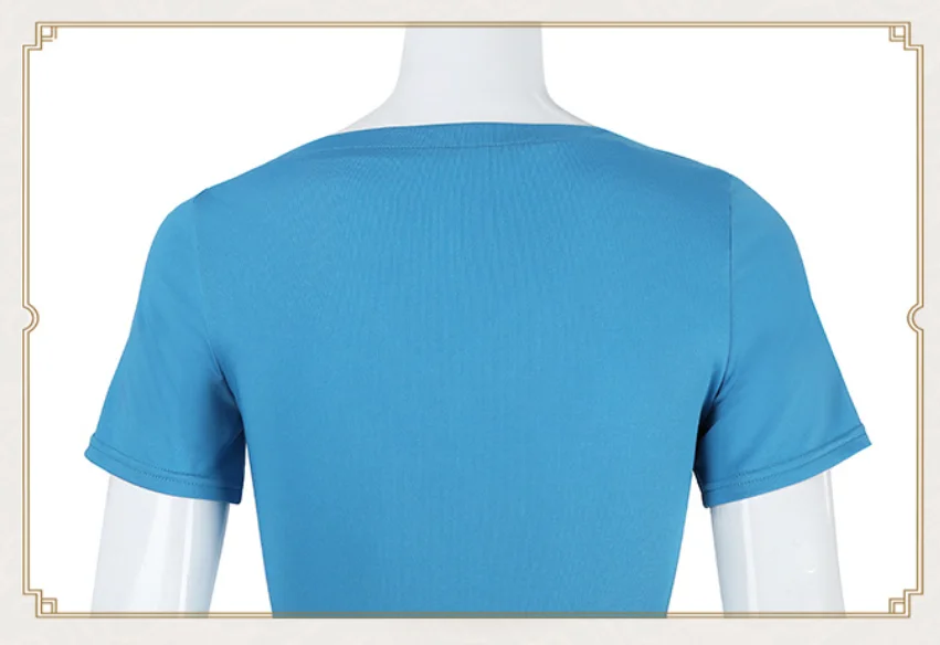 One Piece Nami Summer Blue Crop Top and Skirt Cosplay Costume