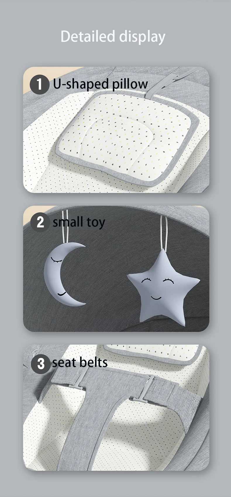 Electric Baby Cradle Mosquito Net Bluetooth Music Baby Rocking Chair Remote Multifunctional Baby Crib for Newborns Baby Items S0756715e806846feb0df5f3cd30f5caej