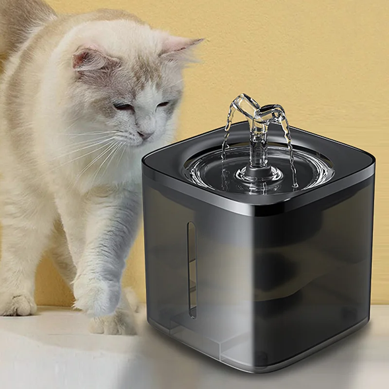 2LAutomaticCatWaterFountainSmartDogWaterFilterDispenser