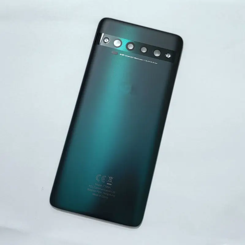 Para TCL 20 Pro 5G Tapa trasera de batería original (azul