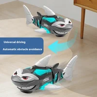 New Cross-Border Electric Toys Universal Walking Machines Shark Lights  Music Spray  Boy Toys Best Birthday Gift for Children 1