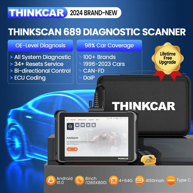 THINKCAR 自動車診断機 リセット、コーディング、フルシステム診断