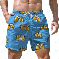 Summer Fashion Men's Shorts Hawaii Beach Trousers 3D Printed Casual Loose Size Beach Men's Shorts Breathable quick dry Shorts