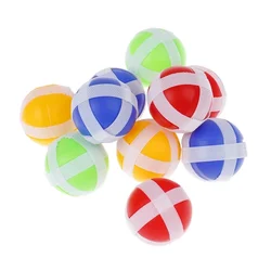 Kids Outdoor Sports Sticky Ball Dart Board Toy - 5/10 Pieces Set, Random Colors (10pcs)