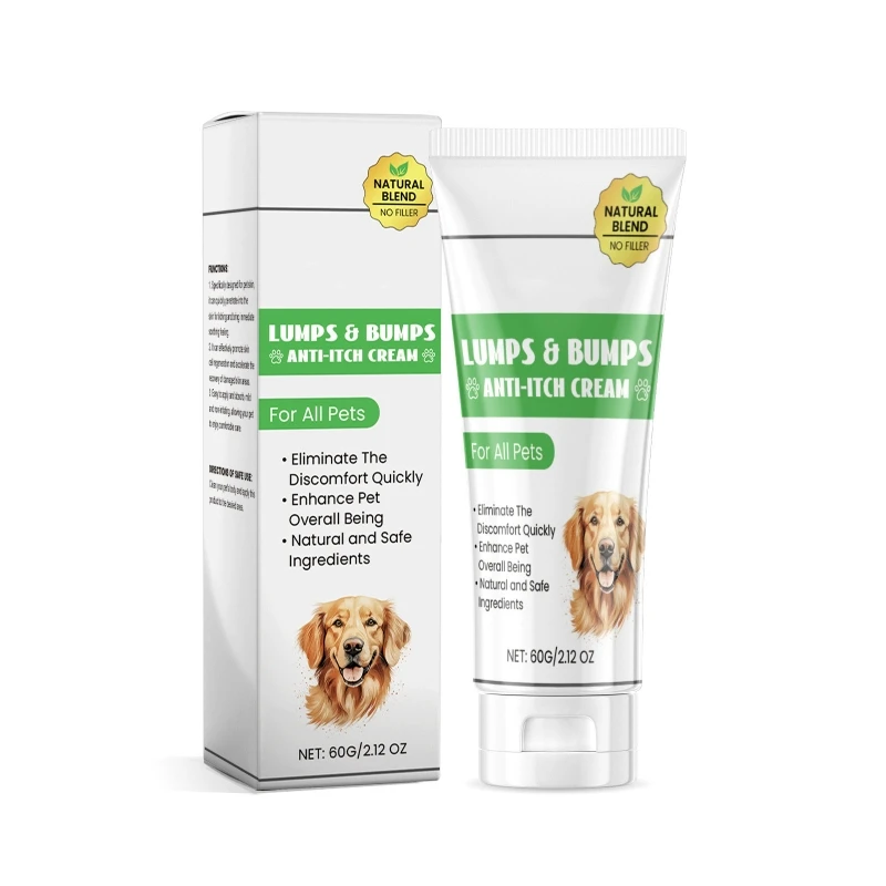 Recovery & Itch Relief Acnes Cream for Dog Cats Scabies Relief 60g Cats Acnes&Bumps Cream Itch