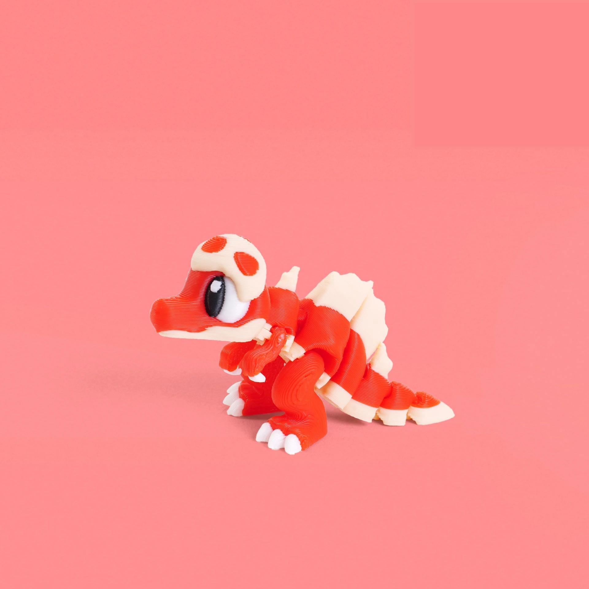 3D Printed Dinosaur Figures with Movable Joints - Desktop Decor and Kid's Gift Set