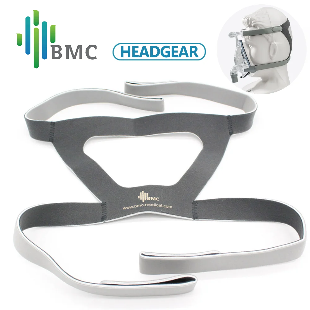 Maschera Bmc Cpap Copricapo Originale Fascia In Tessuto Di Nylon Elastico Adatta Per Maschera Integrale E Maschera Nasale Delicata Sulla Pelle