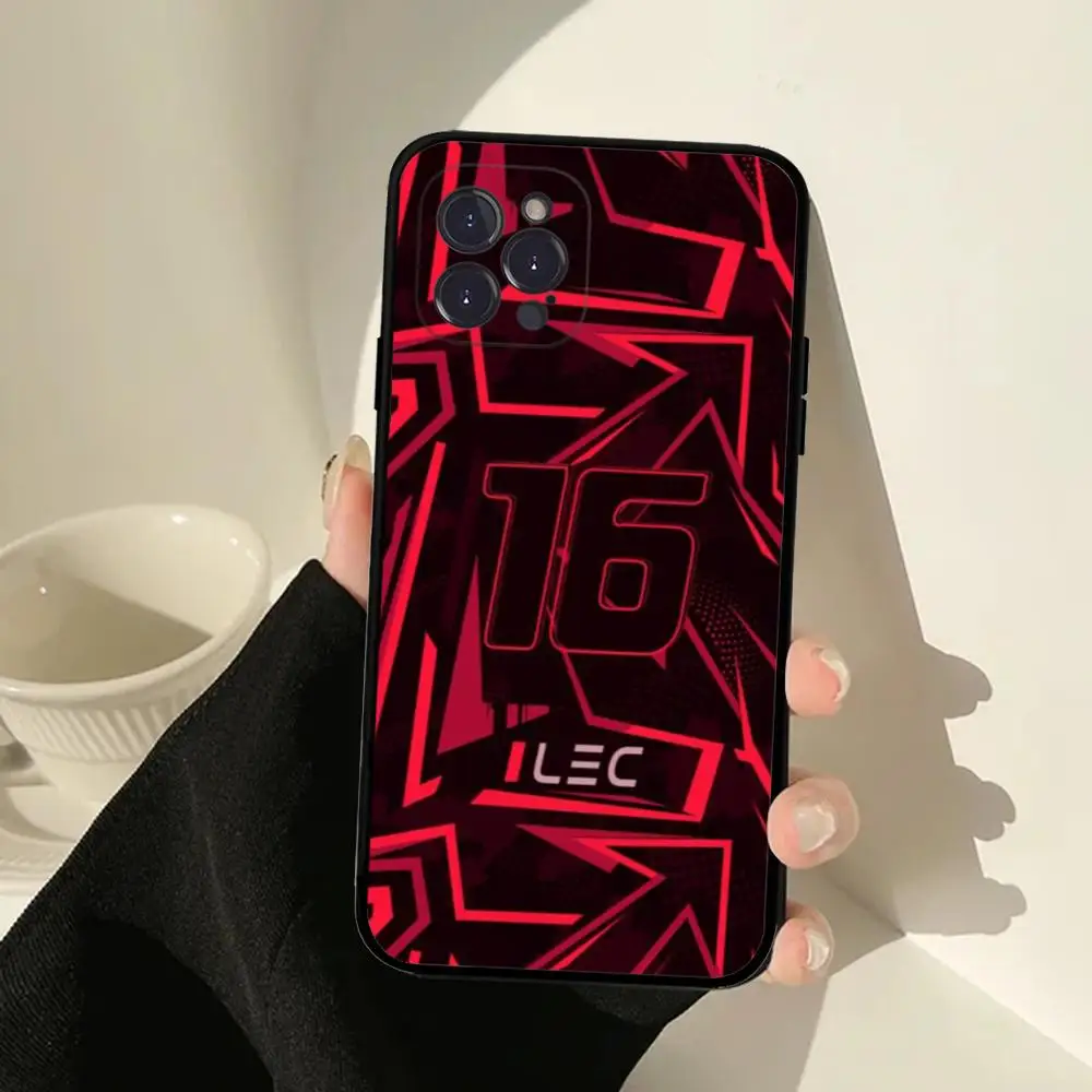 thumbnail image 1 of Funda de teléfono Charles Leclerc 16 F1 para IPhone 15 14 13 12 Mini 11 Pro XS Max X XR SE 6 7 8 Plus, funda de silicona suave, 1 of 5