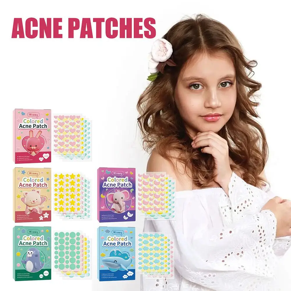 144 PCS/SET Star Pimple Patch Acne Colorful Invisible Acne Removal Skin Care Stickers Concealer Face Spot Beauty Makeup Tools