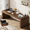 79-Inch Extra Long Desk, Two Person Desk Double Desk for Home Office, Wooden Long Computer Desk, Writing Table Study Desk for O 1