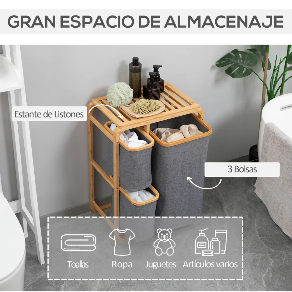 Cesta Plegable Para Ropa Sucia, Color Negro, 2 Piezas, Cesta Para La Colada, Cesta De Almacenamiento