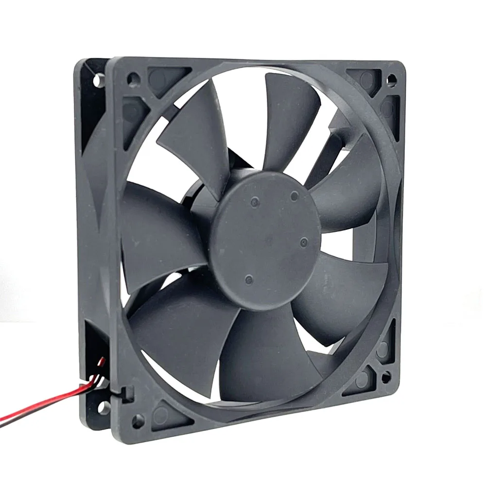 새로운 AFB1212SH 12CM 120MM 12025 DC 12V 0.80A 냉각 팬 120x120x25mm 2-p 볼 베어링 3400 rpm 113CFM, 고속 CFM