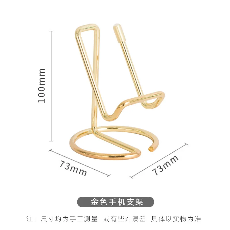 Cute Card Holder Gold Metal Paper Organizer Binder Clip Display Office Business for Men & Women Fashion Desktop Decorative card holder