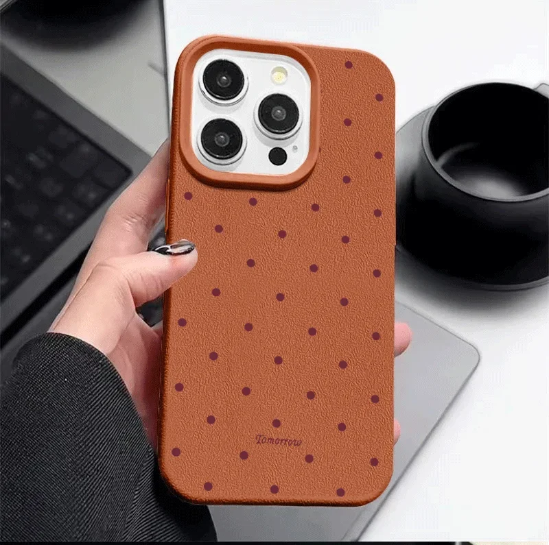 Minimalist Dot Style Protective Case - Cute and Durable Finish