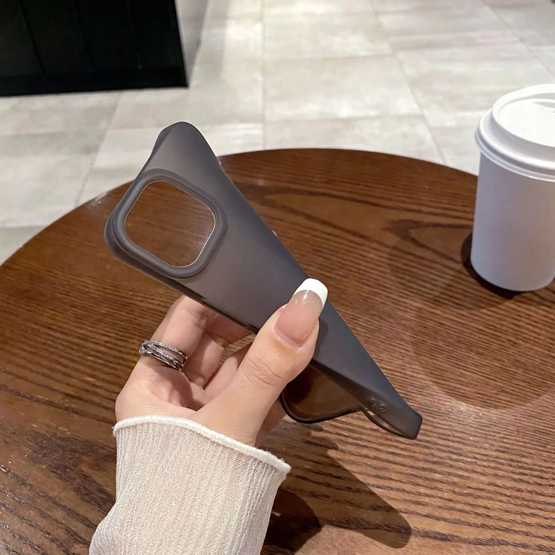 Ultrathin Shockproof Soft Silicone Matte Transparent Phone Case