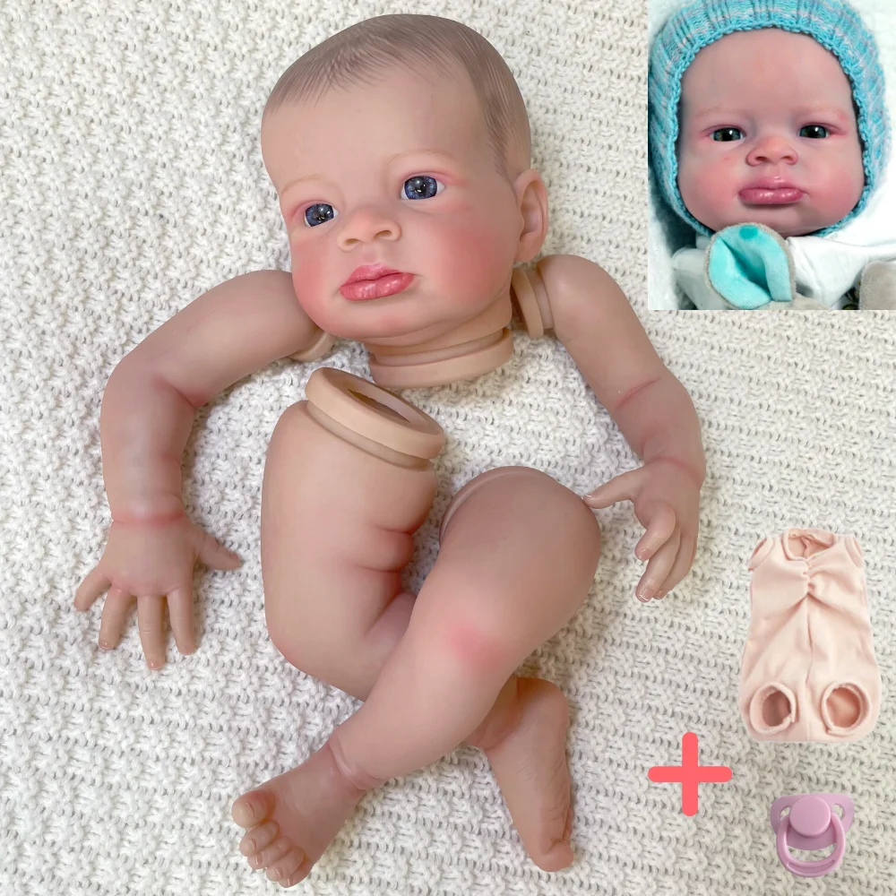 

Реалистичная кукла-реборн с 3d-рисунком, 20 дюймов