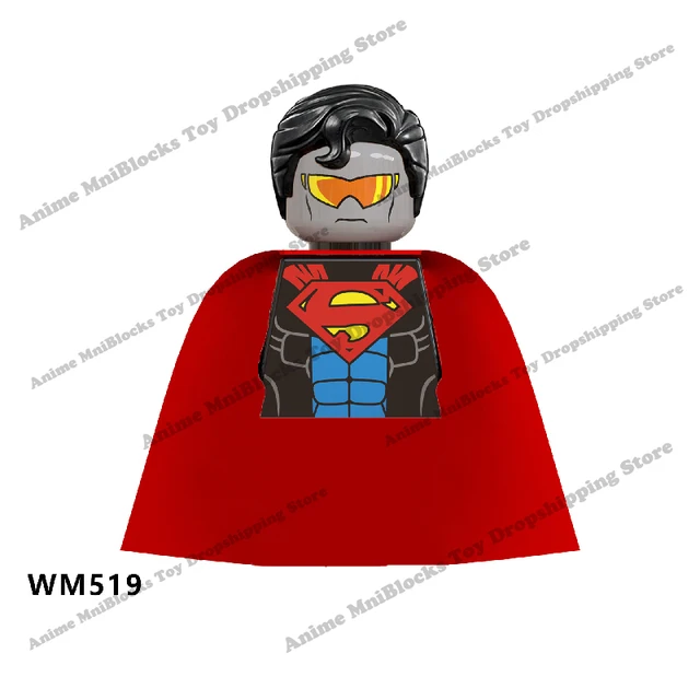 Movie Batman The Joker Harley Quinn Wonder Woman mini action toy figures building blocks Assemble bricks kid gifts WM6080 WM6100 WM519