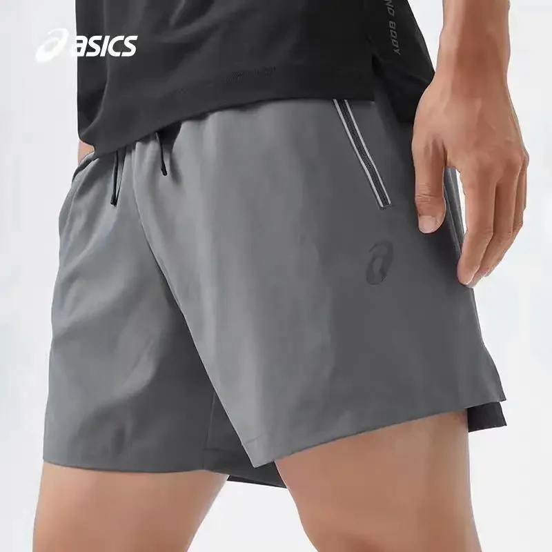 American Style Lightweight Breathable Men's Summer Training Shorts Quick Dry Three-Quarter Length Marathon Fitness Running Pants