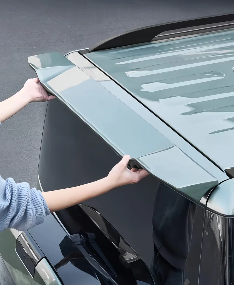 차량 디펜더 스포츠 테일 윙 BYD 레오파드 7 티타늄 7 개조 차량 루프 스포일러 테일 윙 차량 외부 업그레이드 부품