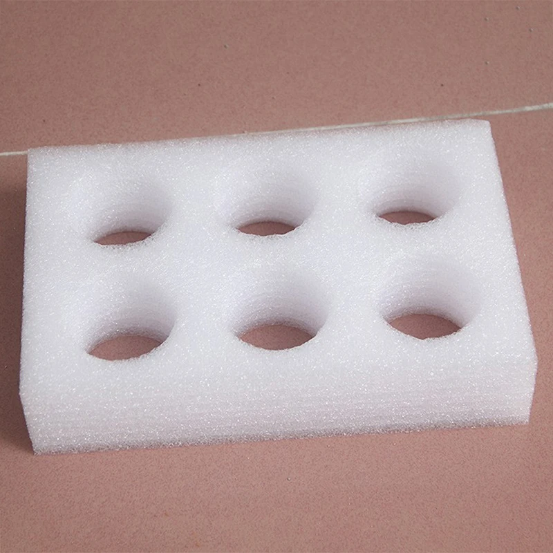 1PCS Foam Drink Holders 6 Hole Glass Cup Holder Bottle Storage Party Takeout Campervan Camping